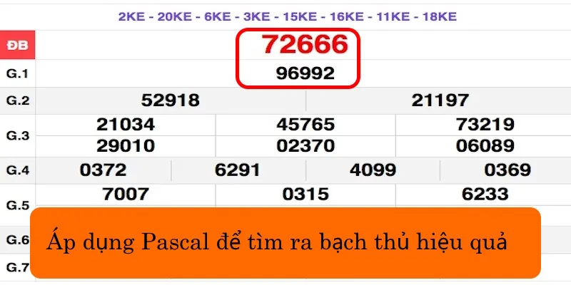 Áp dụng Pascal để tìm ra bạch thủ hiệu quả