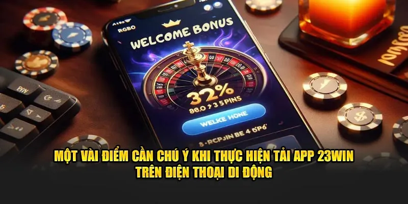 Một vài điểm cần chú ý khi thực hiện tải app 23win trên điện thoại di động